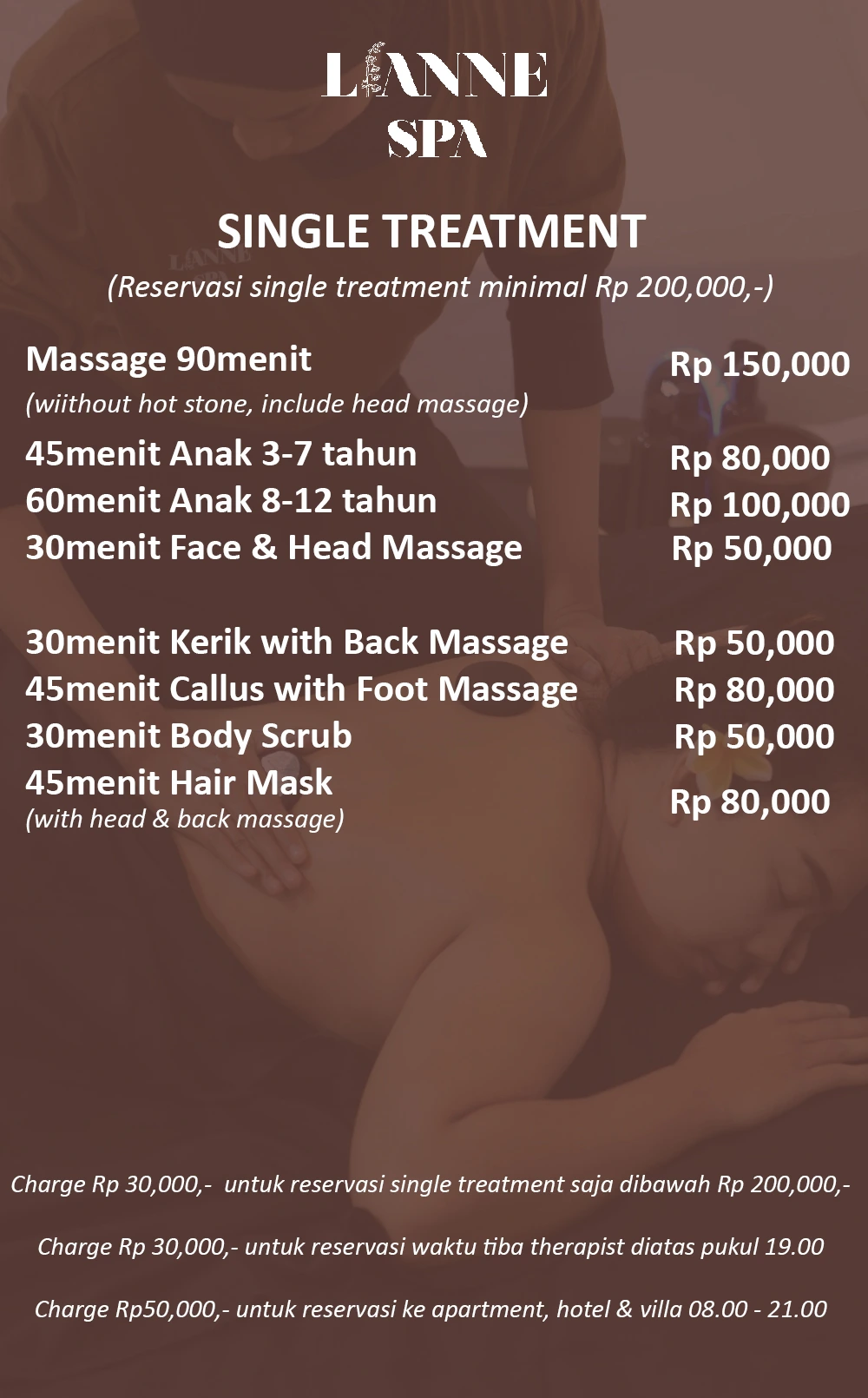 Paket Totok Wajah dan Refleksi Lianne Spa
